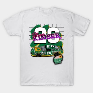 Steve Kinser Quaker State Retro Nascar Design T-Shirt